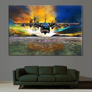 Fairchild C-123 Provider Canvas, Airplane Decor, C-123 Airplane Print, Room Wall Decor, Airplane Poster, Aviation Poster, Aircraft Print