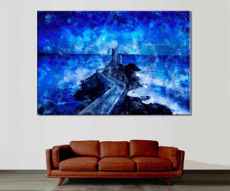 Lighthouse Canvas Lighthouse Print High Quality Canvas Etsy