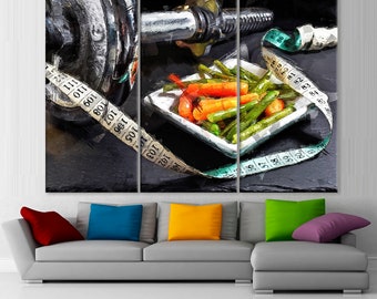 Diätetik Leinwand: Gesundheit & Fitness