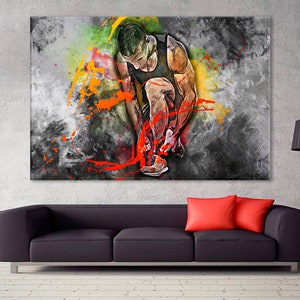 Runner Canvas Art, Running Decor, Runner Gift, Running Artwork, Jogging Wall Art, Running Motivation Print, Runner Gift, Athlete Wall Art