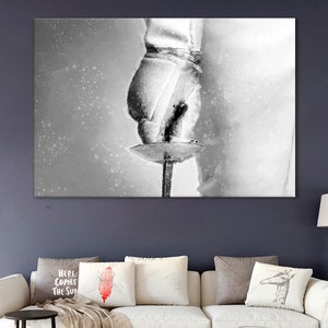 Fencing Print, Fencing Wall Decor, Fencing Sword Canvas, Fencing Artwork, Fencing Sword Wall Art,Epee Wall Art,Epee Artwork,Fencing Wall Art