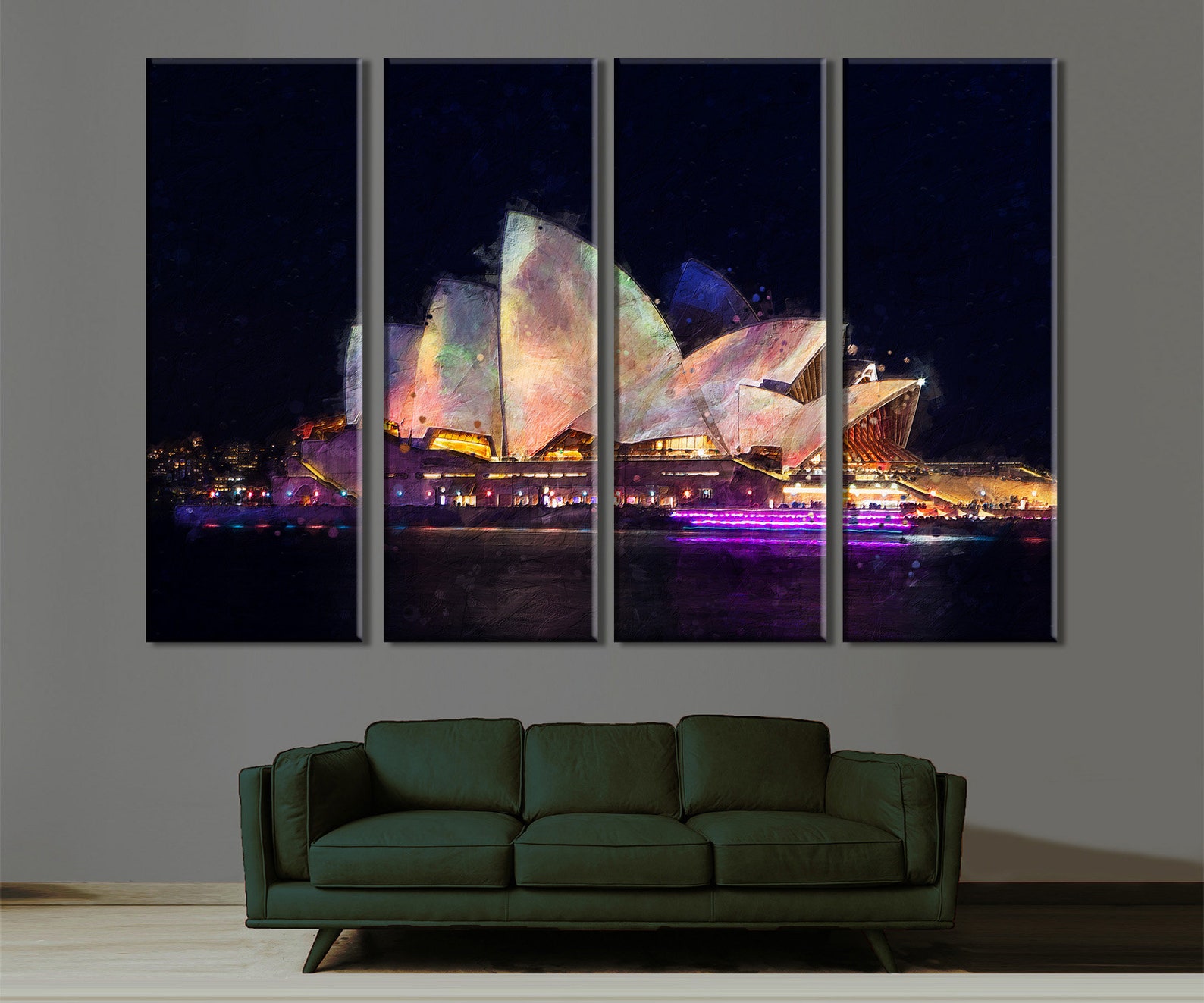 Sydney Sydney Canvas Architecture Wall Art Sydney Opera Etsy
