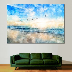 Ocean Canvas, Nature Wall Art,Ocean Print, Landscape Photo, Nature Poster, Nature Wall Art, Landscape Print, Home Wall Decor
