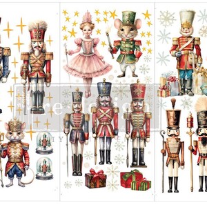 NUTCRACKER CHRISTMAS Redesign Décor Transfer