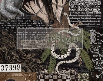 THE SERPENT’S GAMBIT A1 Decoupage Fiber by Redesign with Prima
