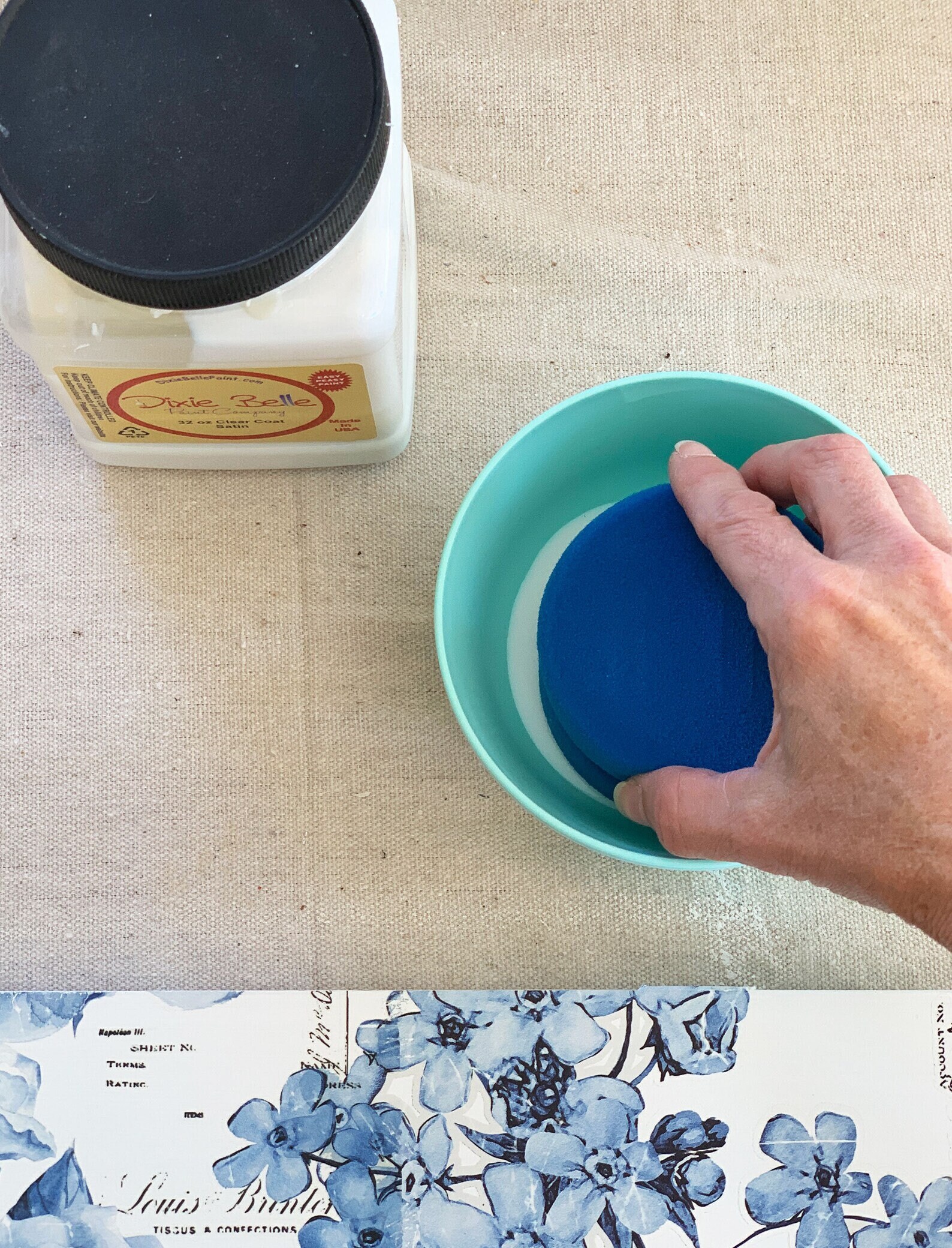 Dixie Belle CLEAR COAT SATIN Etsy