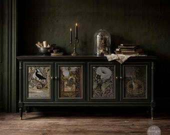 THE SECRET CONSERVATORY A1 Decoupage Fiber by Redesign with Prima