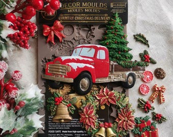 COUNTRY CHRISTMAS DELIVERY Redesign Decor Mould