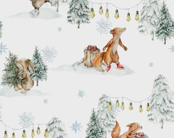 WINTER WOODLAND FRIENDS A3 Rice Decoupage Paper by Belles and Whistles