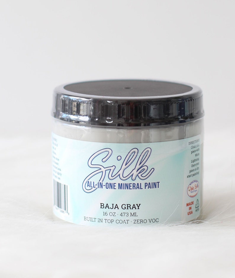 Silk BAJA GRAY All-in-One Mineral Paint image 2