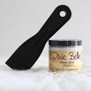 Dixie Mud - Hole & Scratch Filler (8oz) White + Spatula