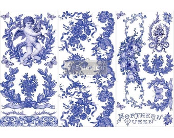 FRENCH BLUE Redesign Décor Transfer