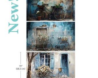 BIKE BREAK 3-PACK!! Decoupage Decor Tissue Paper by Redesign with Prima