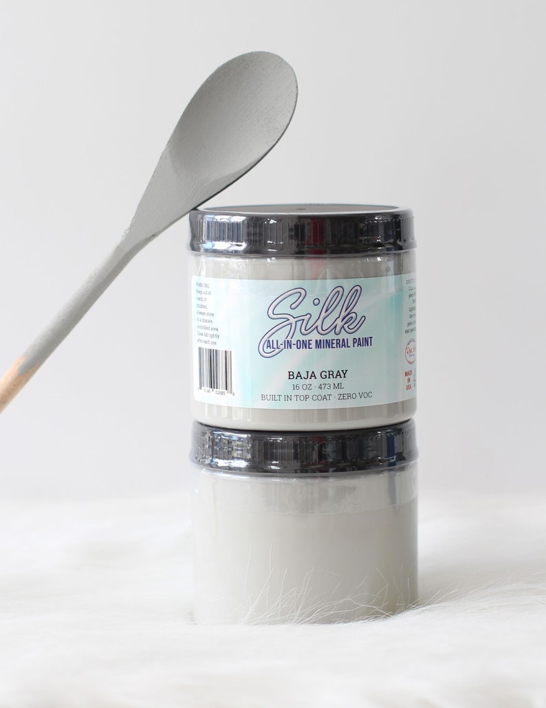Silk BAJA GRAY All-in-One Mineral Paint image 1