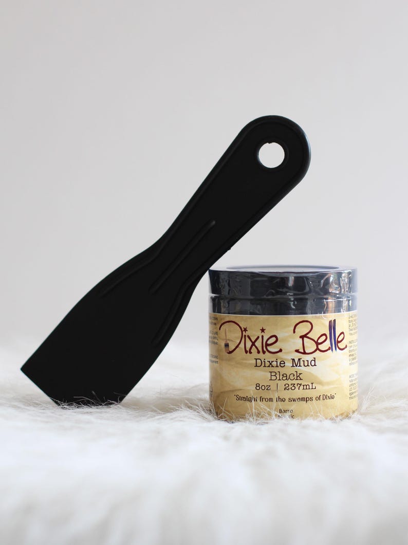 Dixie Mud - Hole & Scratch Filler (8oz) Black + Spatula