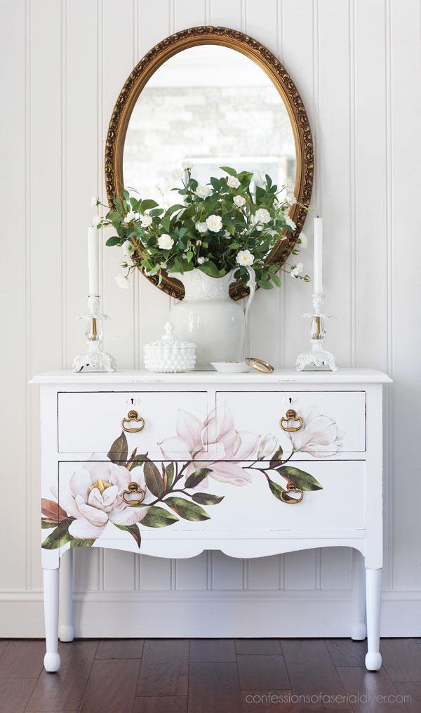 Magnolia Decor Riser MAGNOLIA GRANDIFLORA Redesign DΓ©cor Transfer - Etsy