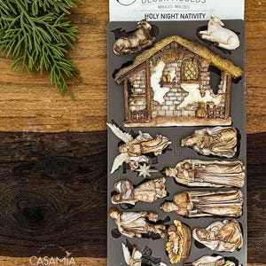 HOLY NIGHT NATIVITY Redesign Decor Mould