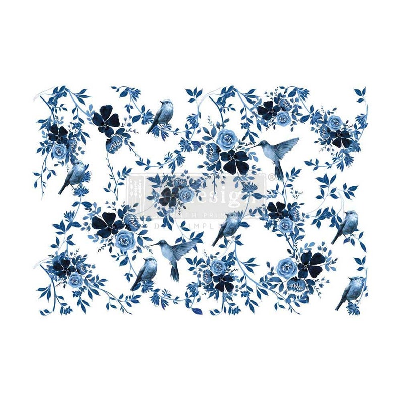 PRETTY IN BLUE Redesign Décor Transfer image 1