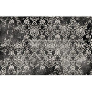 DARK DAMASK Decoupage Decor Tissue Paper by Redesign with Prima