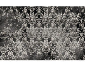 DARK DAMASK Decoupage Decor Tissue Paper by Redesign with Prima