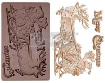 SANTA'S SLEIGH Redesign Decor Mould