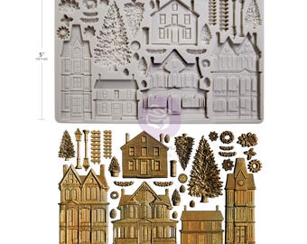 WINTER TOWN Decor Mould