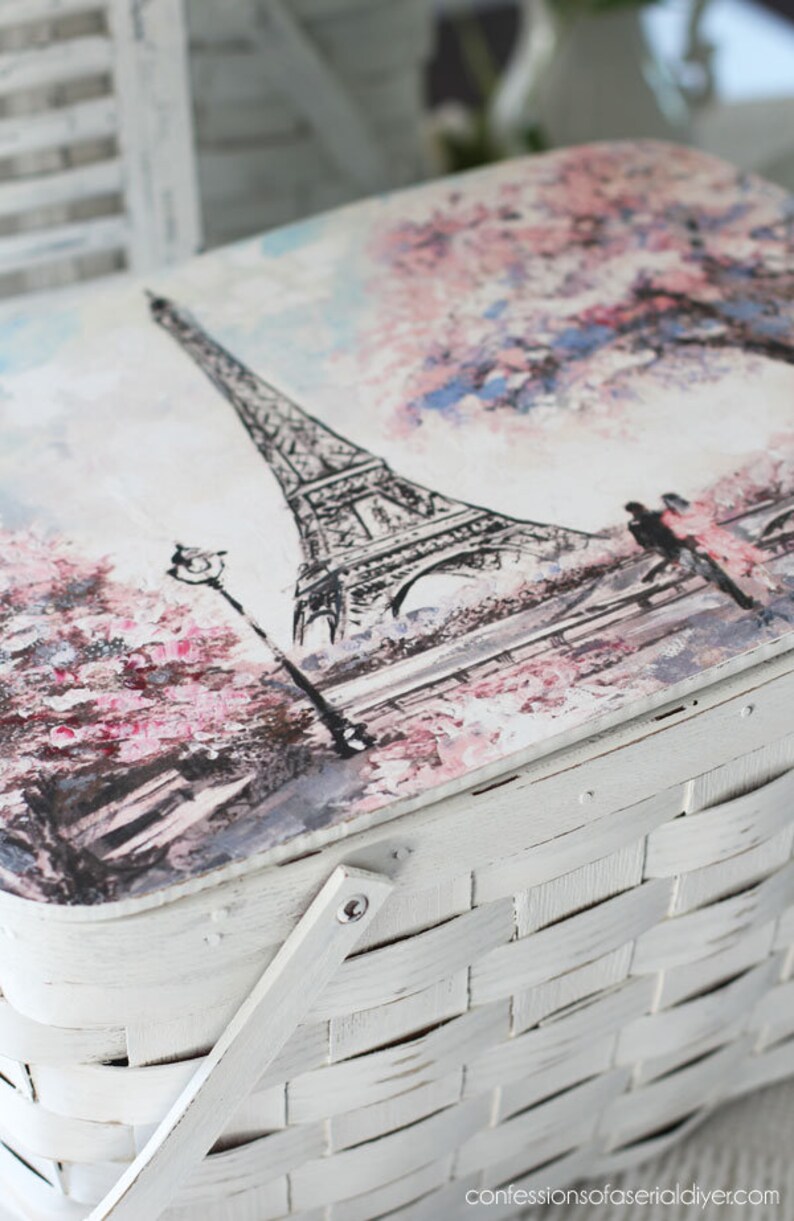SPRINGTIME IN PARIS A3 Rice Decoupage Paper by Belles and Whistles image 3