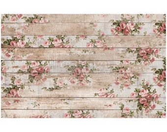 SHABBY FLORAL Decoupage Decor Tissue Paper by Redesign with Prima