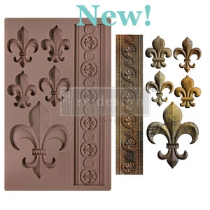 FLEUR de LIS en OR Redesign Decor Mould