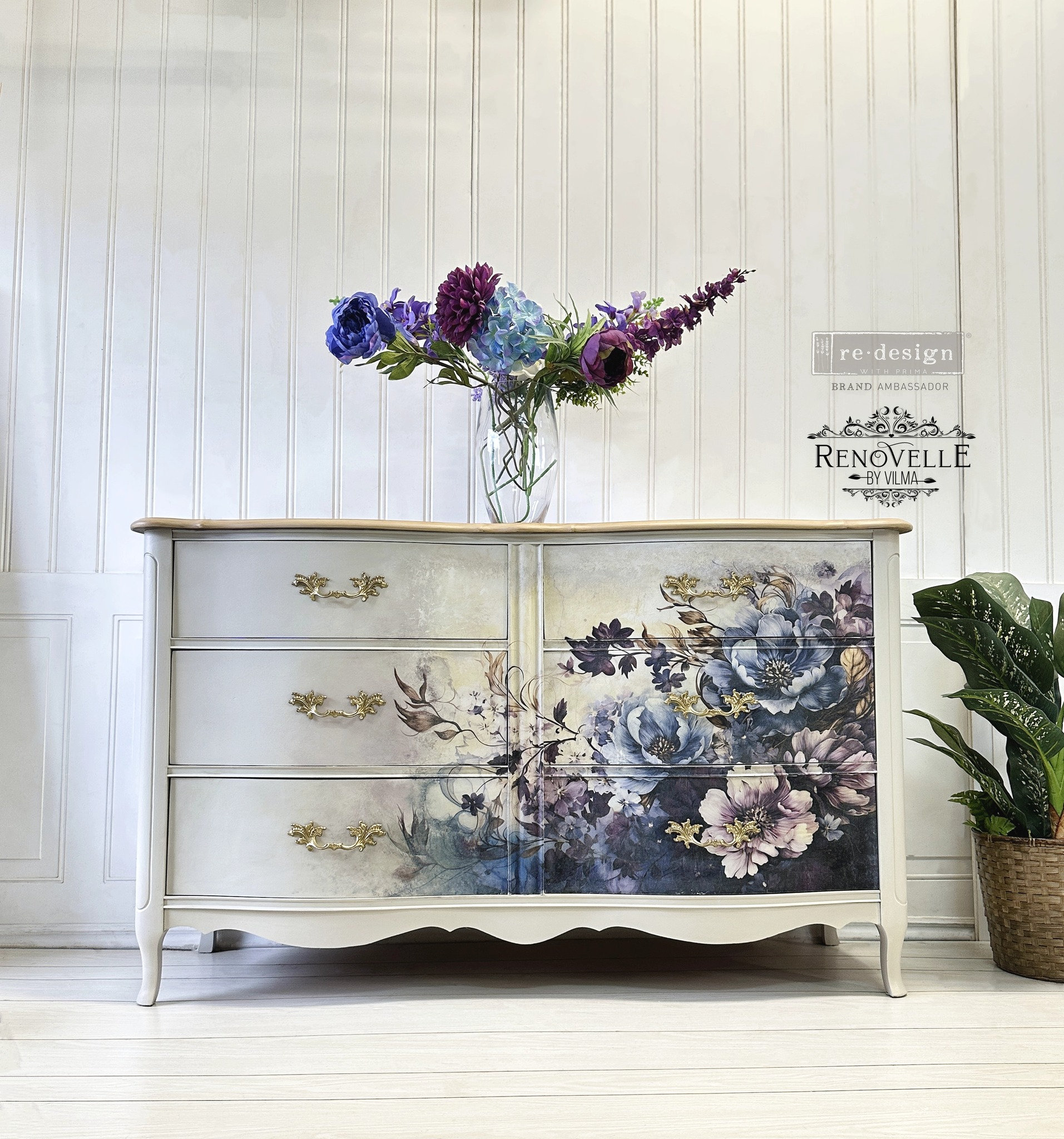 SERENE SHADOWS A1 Decoupage Fiber by Redesign With Prima - Etsy