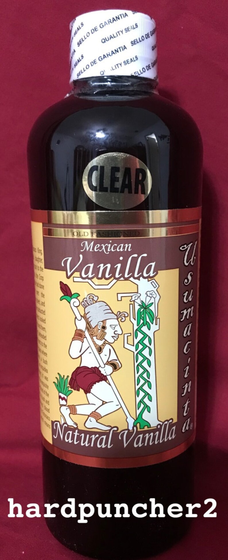 1 Bottle Clear Usumacinta Mexican Vanilla Extract 500 ml. Etsy