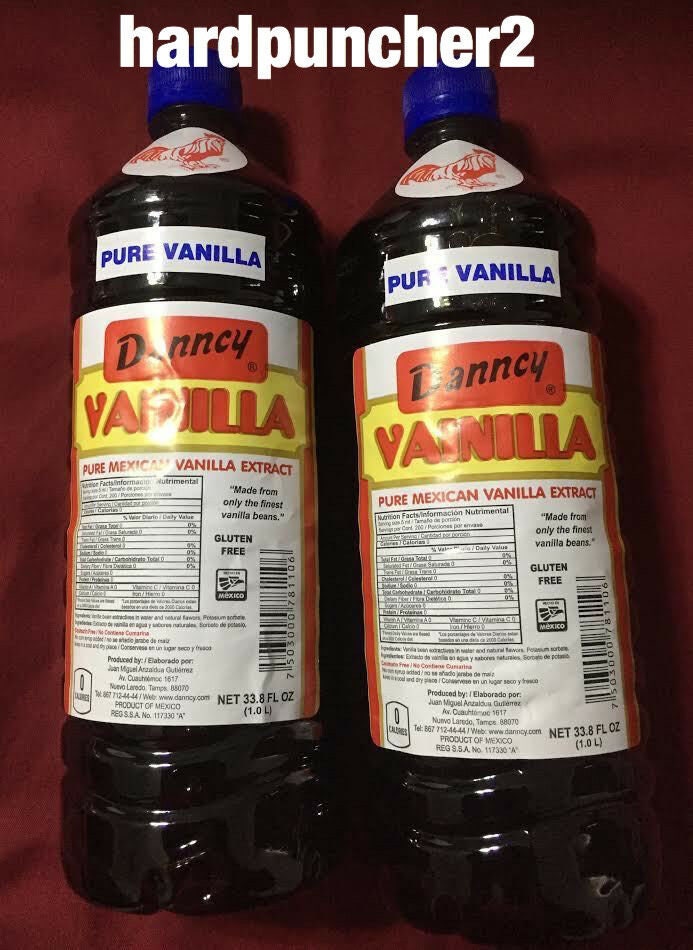 Two bottles Dark Danncy Mexican Vanilla Extract 1 liter each Etsy