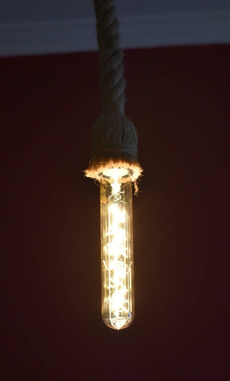 Luz de techo de cuerda Una cuerda ligera Kinky Home | Etsy