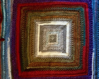 Dramatic Afghan - 53” x 53”