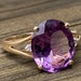 AIMEE OLTHOFF reviewed HOLD FOR A Vintage Antique Amethyst Ring 14K Unique Engagement Ring Vintage Engagement Ring 14K Yellow Gold Amethyst Diamond Birthstone Ring