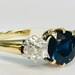 jessica llewelyn reviewed Sapphire Ring 14k Antique Vintage .80 ct Diamond Engagement Ring Art Deco Ring Vintage Blue Sapphire Engagement Ring Diamond Ring