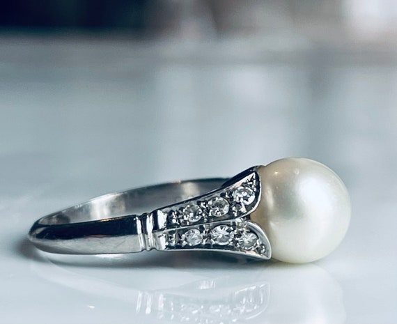 Tiffany & Co. - Estate Jewelry Tiffany & Co. Victoria White Akoya Cultured  Pearl And Diamond