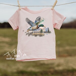 Duck Hunting Toddler Shirt - Toddler Shirt with Duck - Toddler Hunting Shirt - Bird Hunting Shirt for Kids - First Birthday