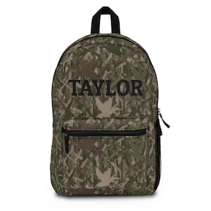 Sac à dos personnalisé pour enfant - Sac à dos léger camouflage canard - Sac à dos imperméable personnalisé pour enfant - Sac à dos personnalisé