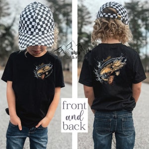 Fishing Toddler Shirt - Toddler Shirt with Bass Fish - Toddler Fishing Shirt - Bass Fishing Shirt for Kids - Offishaly One