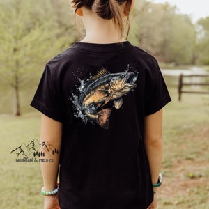 Fishing Shirt for Kids - Kids Bass Fishing Shirt - Fish Shirt for Kids - Fishing Kids Gift - Bass Fisherman - Fishing Shirt