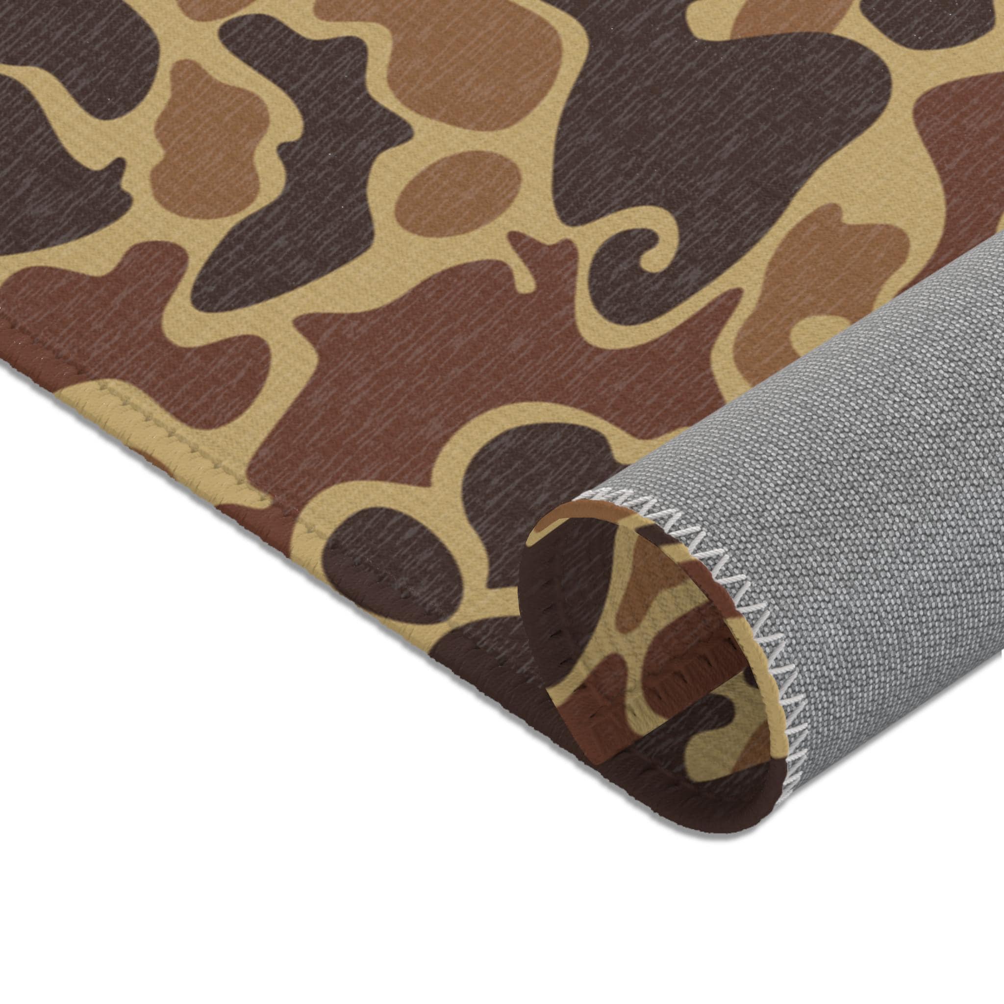 Duck Camo Rectangle Rug, Vintage Camo Nursery, Duck Hunter, Camo