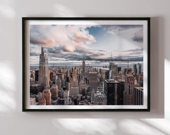 Empire State Building Print | NYC Skyline Art | Manhattan Wall Art ...