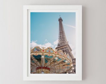 Eiffeltoren en carrouselprint: romantische fotografie in Parijs