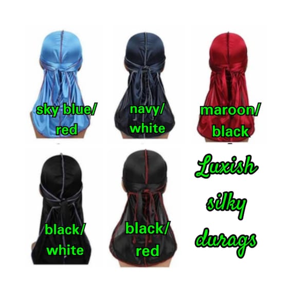 100 Silky 2tone Durags Etsy