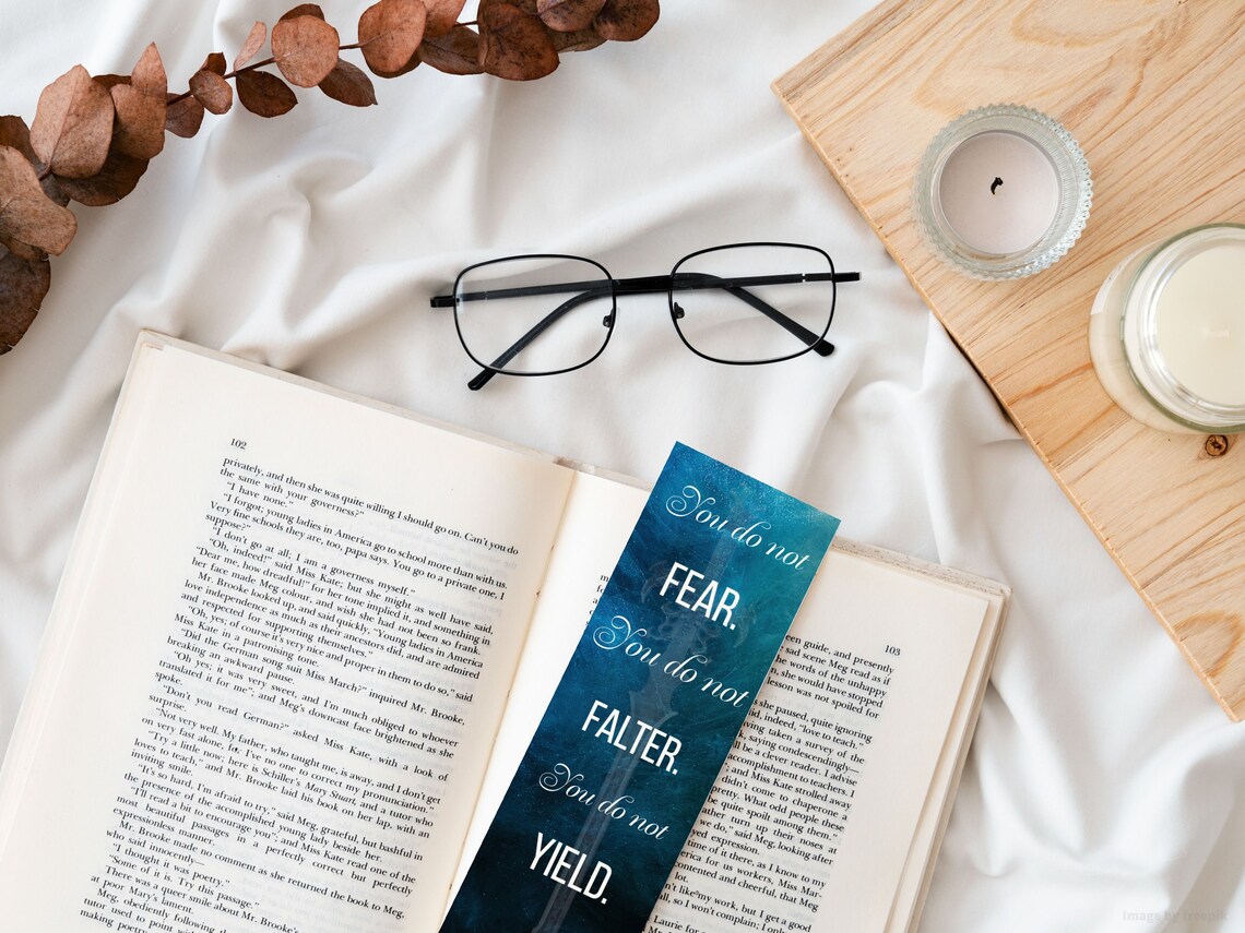 Fantasy Bookmark Bookish Printable Romance Novel Aesthetic Booktok