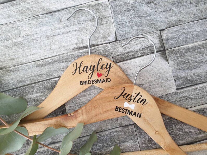 Bridal Party Coat Hanger Personalised Coat Hanger Bridal Etsy