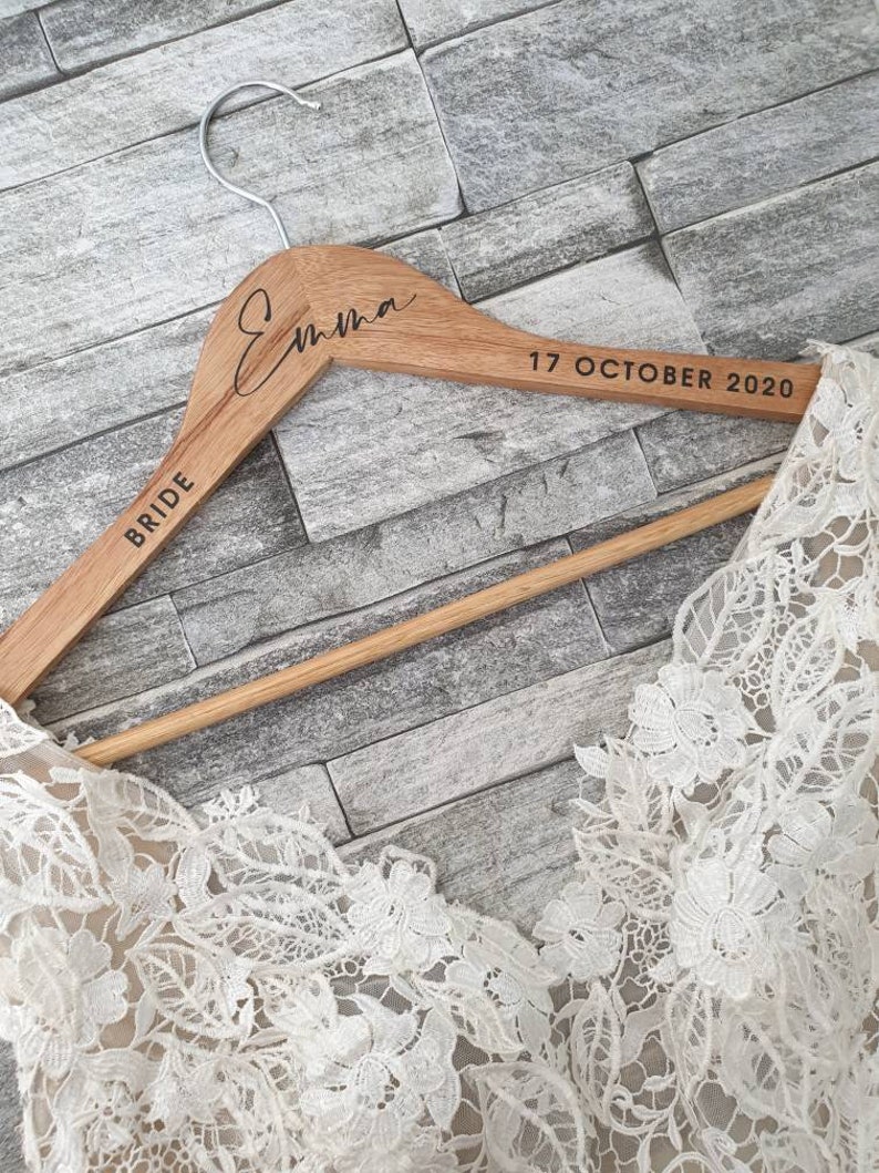 Bridal Party Coat Hanger Personalised Coat Hanger Bridal Etsy Australia