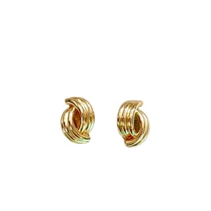 Knox Studs  | Stainless Steel Studs | Hypoallergenic | Gold Earrings
