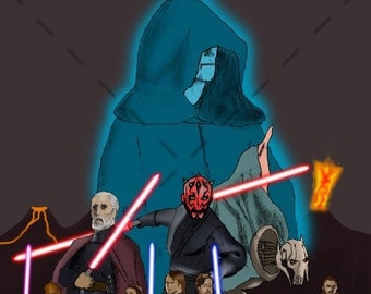 Star Wars Prequel Trilogy Poster
